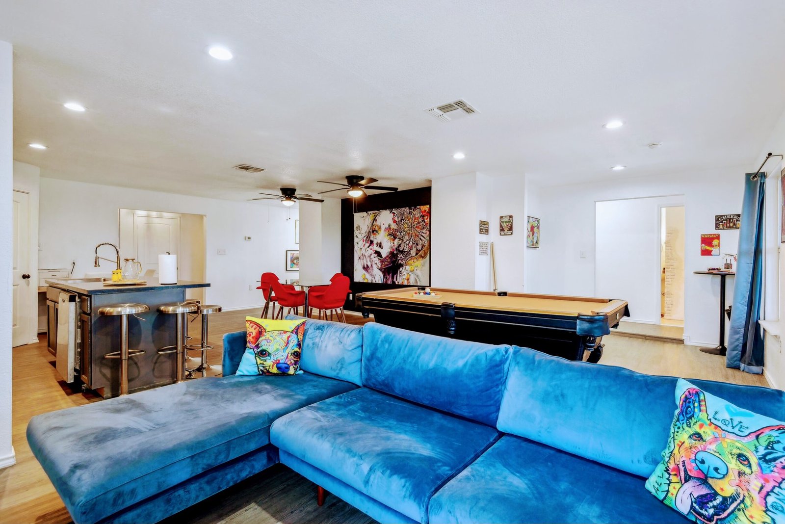 Spacious and modern vacation rental with luxurious amenities, a perfect alternative to Canyon Lake hotels